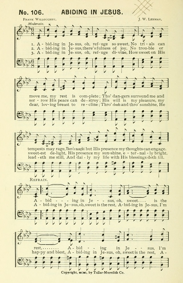 Sermons in Song No. 3: a collection of gospel hymns for use in the Sunday school, church prayer meeting, young people