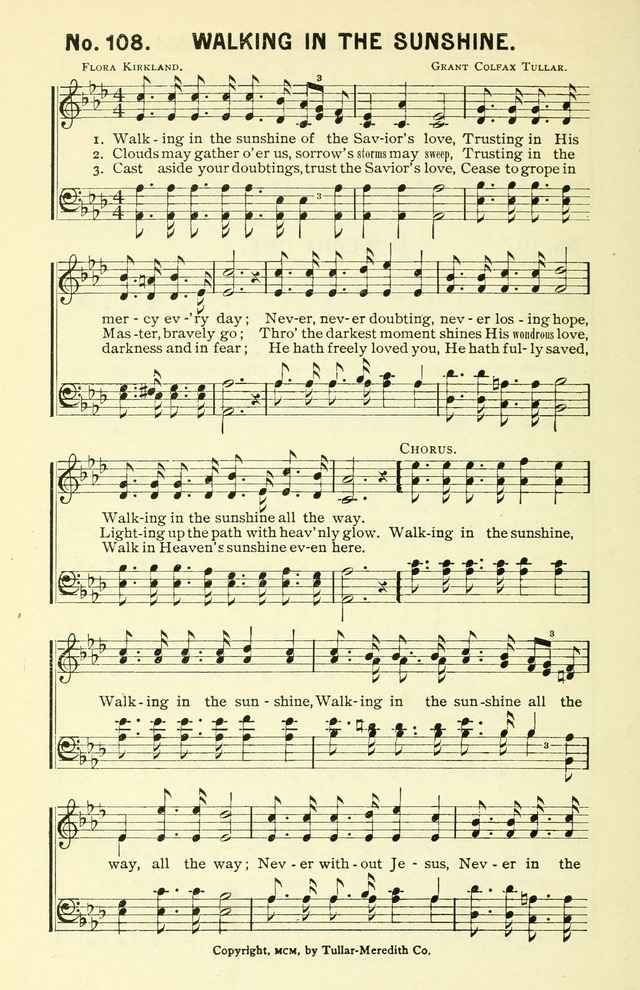 Sermons in Song No. 3: a collection of gospel hymns for use in the Sunday school, church prayer meeting, young people