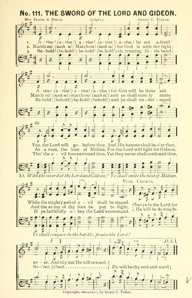 Sermons in Song No. 3: a collection of gospel hymns for use in the Sunday school, church prayer meeting, young people