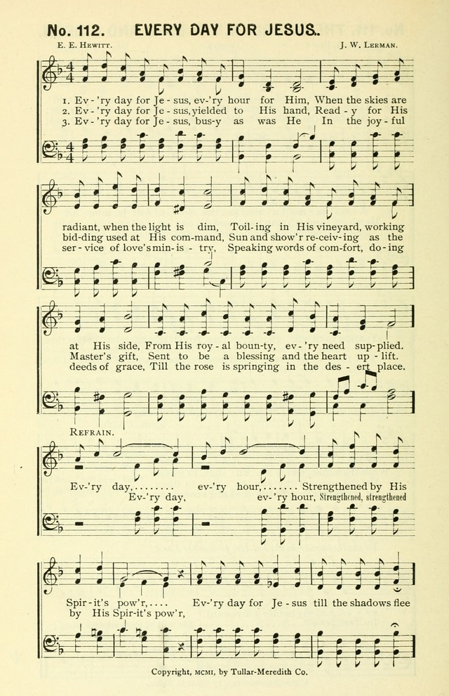 Sermons in Song No. 3: a collection of gospel hymns for use in the Sunday school, church prayer meeting, young people