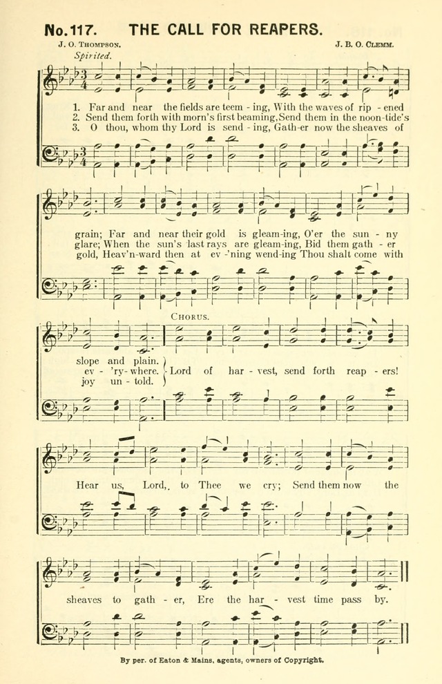 Sermons in Song No. 3: a collection of gospel hymns for use in the Sunday school, church prayer meeting, young people