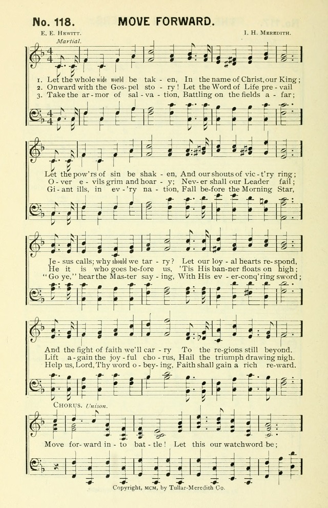 Sermons in Song No. 3: a collection of gospel hymns for use in the Sunday school, church prayer meeting, young people