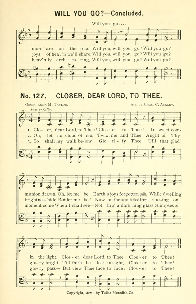 Sermons in Song No. 3: a collection of gospel hymns for use in the Sunday school, church prayer meeting, young people