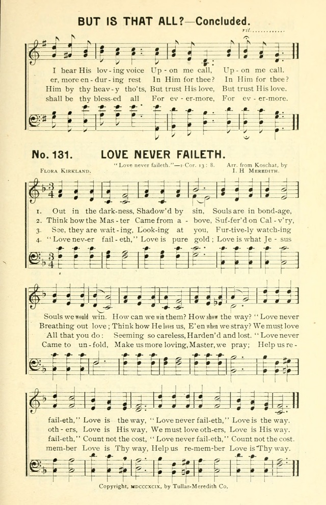 Sermons in Song No. 3: a collection of gospel hymns for use in the Sunday school, church prayer meeting, young people