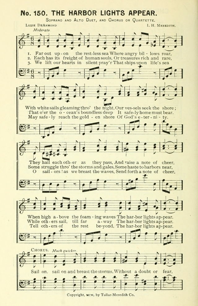 Sermons in Song No. 3: a collection of gospel hymns for use in the Sunday school, church prayer meeting, young people