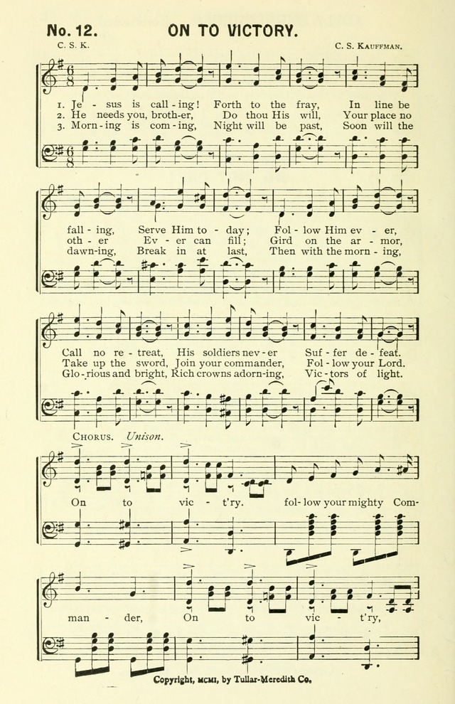 Sermons in Song No. 3: a collection of gospel hymns for use in the Sunday school, church prayer meeting, young people