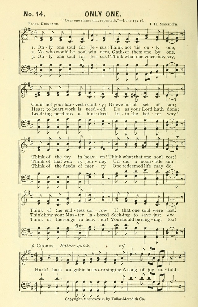 Sermons in Song No. 3: a collection of gospel hymns for use in the Sunday school, church prayer meeting, young people