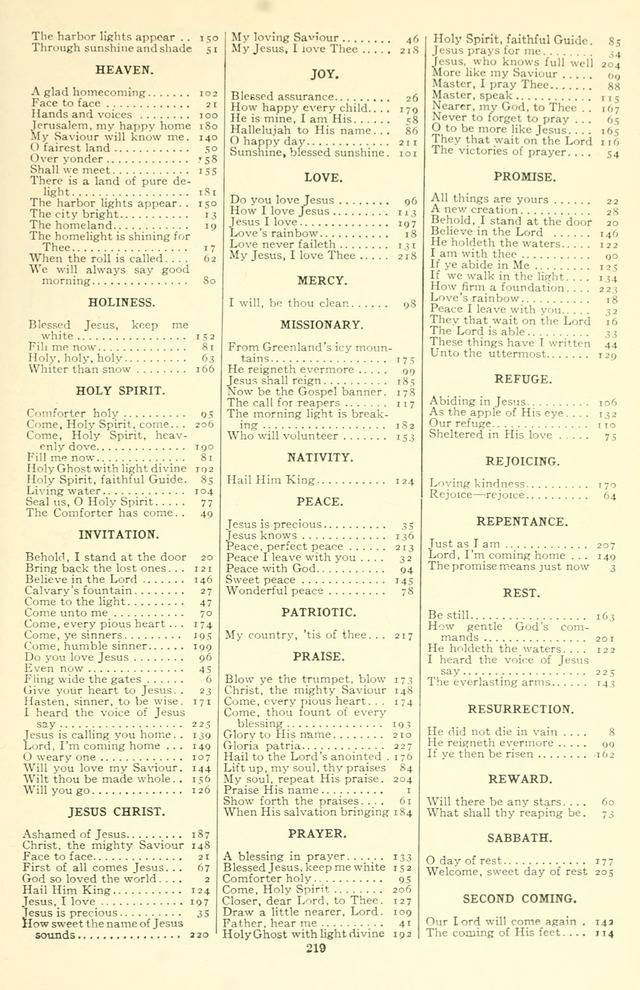 Sermons in Song No. 3: a collection of gospel hymns for use in the Sunday school, church prayer meeting, young people