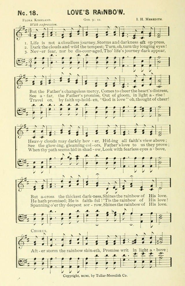 Sermons in Song No. 3: a collection of gospel hymns for use in the Sunday school, church prayer meeting, young people