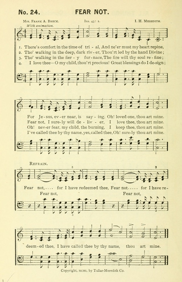 Sermons in Song No. 3: a collection of gospel hymns for use in the Sunday school, church prayer meeting, young people