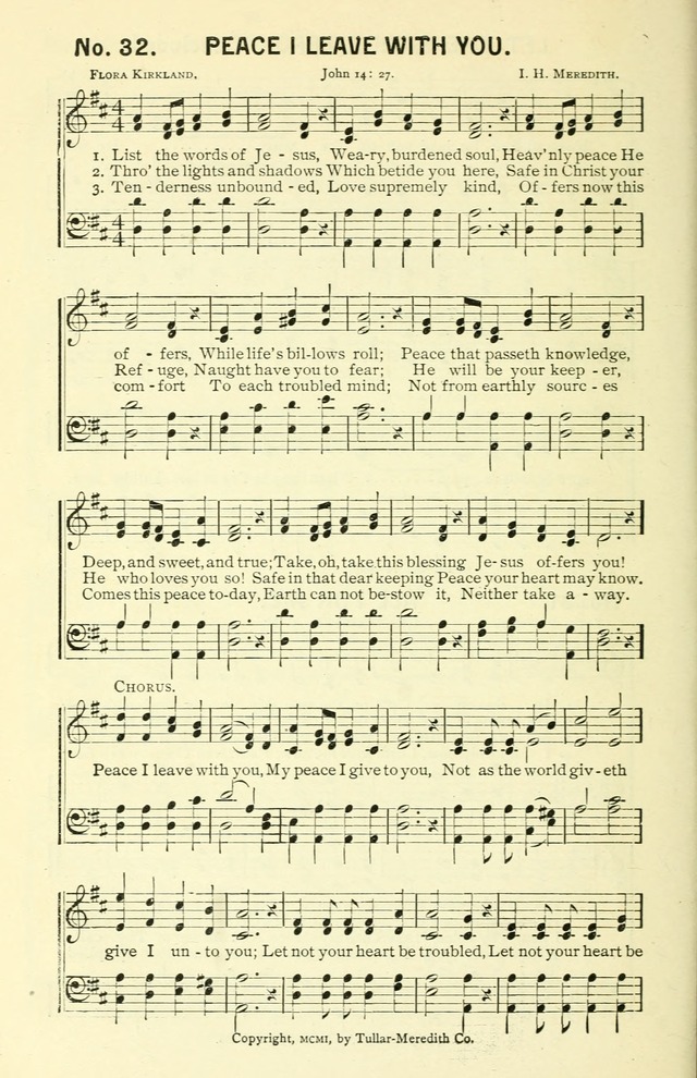 Sermons in Song No. 3: a collection of gospel hymns for use in the Sunday school, church prayer meeting, young people