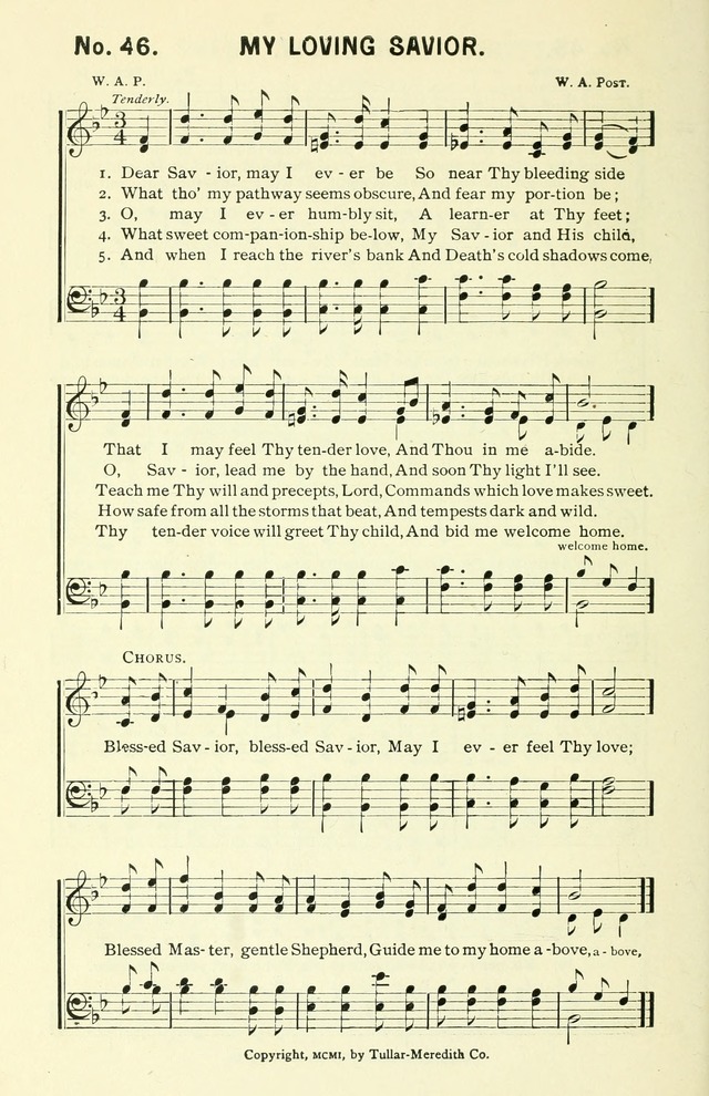 Sermons in Song No. 3: a collection of gospel hymns for use in the Sunday school, church prayer meeting, young people