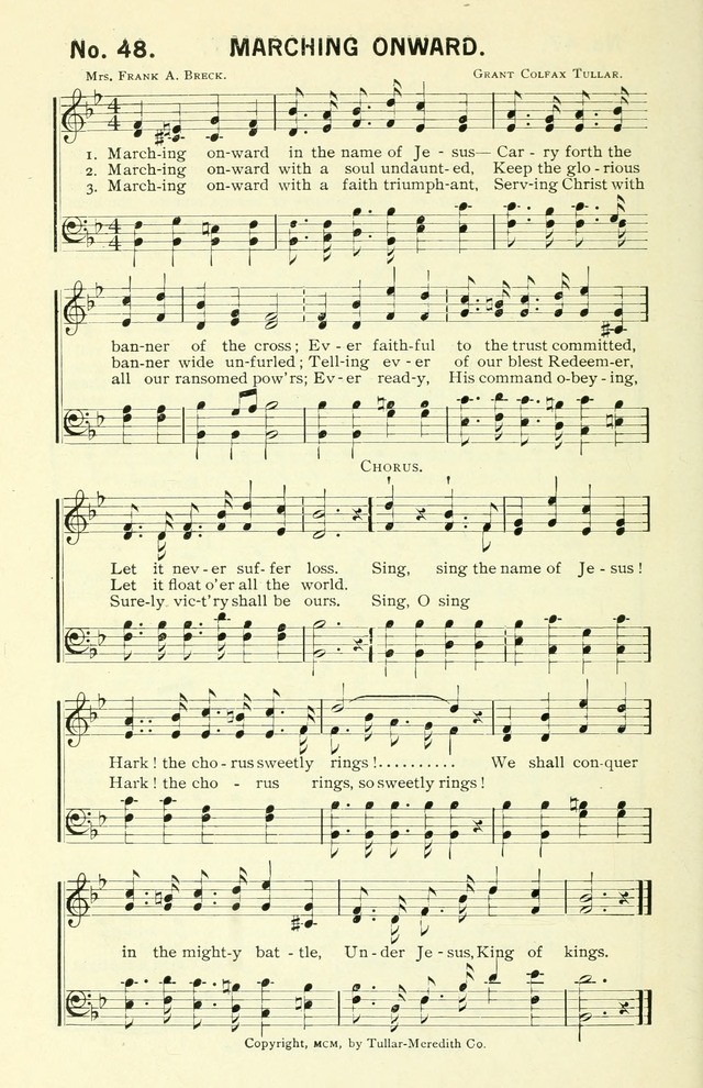 Sermons in Song No. 3: a collection of gospel hymns for use in the Sunday school, church prayer meeting, young people