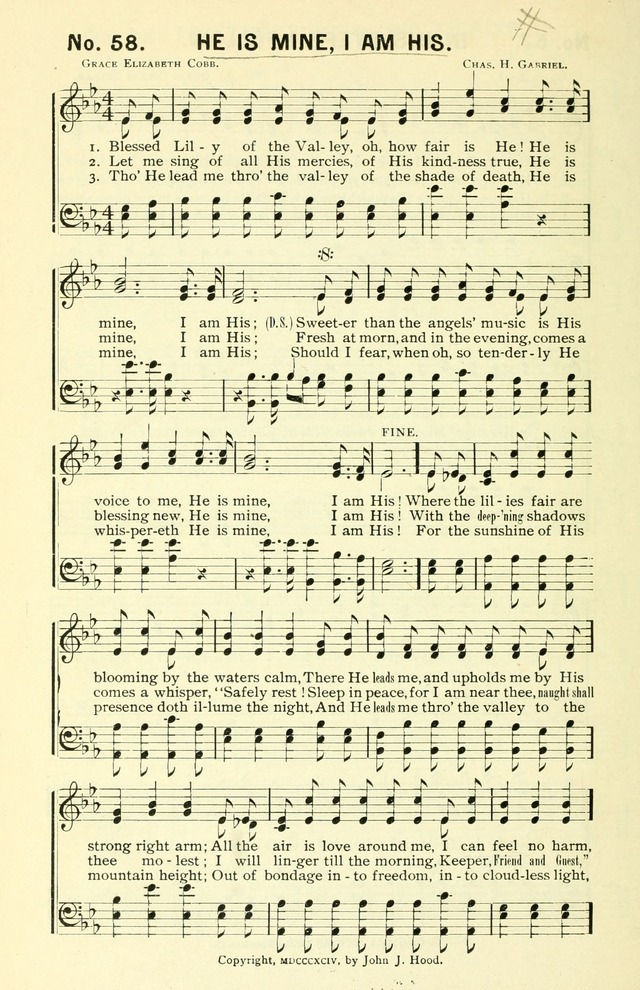 Sermons in Song No. 3: a collection of gospel hymns for use in the Sunday school, church prayer meeting, young people