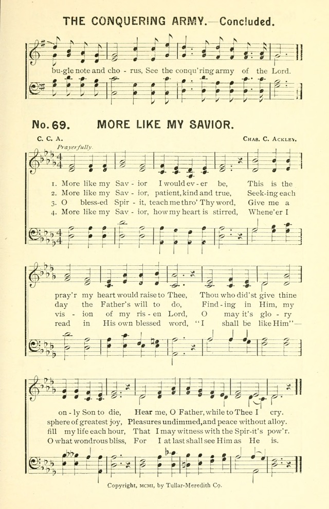 Sermons in Song No. 3: a collection of gospel hymns for use in the Sunday school, church prayer meeting, young people