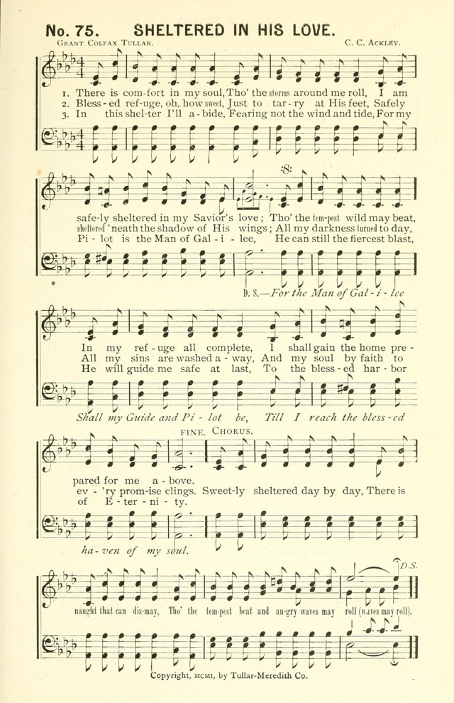 Sermons in Song No. 3: a collection of gospel hymns for use in the Sunday school, church prayer meeting, young people