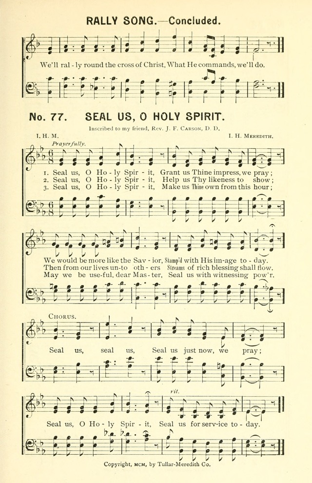 Sermons in Song No. 3: a collection of gospel hymns for use in the Sunday school, church prayer meeting, young people