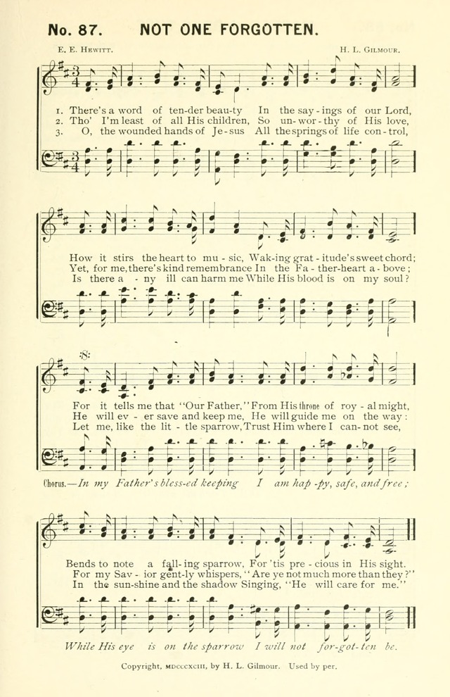 Sermons in Song No. 3: a collection of gospel hymns for use in the Sunday school, church prayer meeting, young people