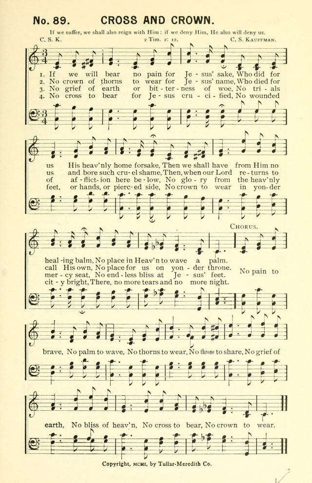 Sermons in Song No. 3: a collection of gospel hymns for use in the Sunday school, church prayer meeting, young people