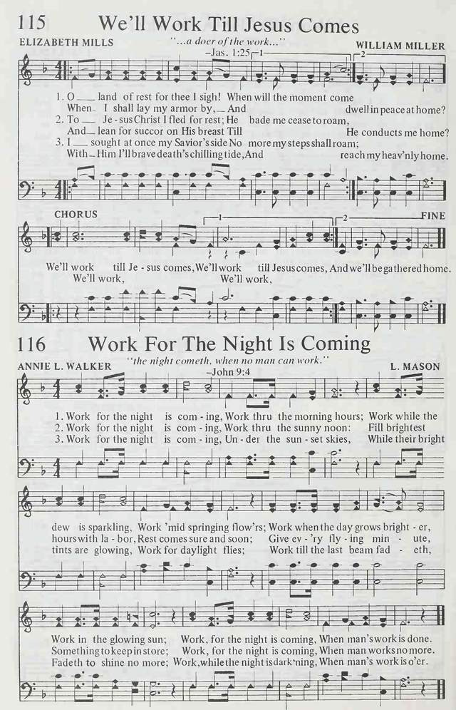 Sacred Selections for the Church: a collection of sacred selections featuring choice favorites old and new (57th ed) page 107