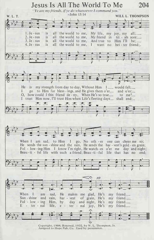 Sacred Selections for the Church: a collection of sacred selections featuring choice favorites old and new (57th ed) page 192