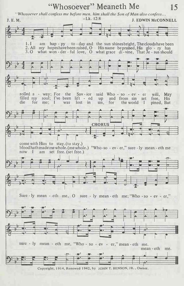 Sacred Selections for the Church: a collection of sacred selections featuring choice favorites old and new (57th ed) page 22