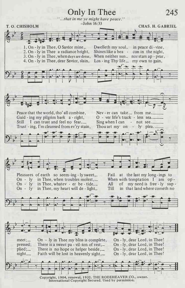 Sacred Selections for the Church: a collection of sacred selections featuring choice favorites old and new (57th ed) page 230