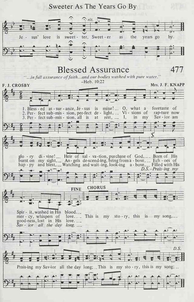 Sacred Selections for the Church: a collection of sacred selections featuring choice favorites old and new (57th ed) page 460