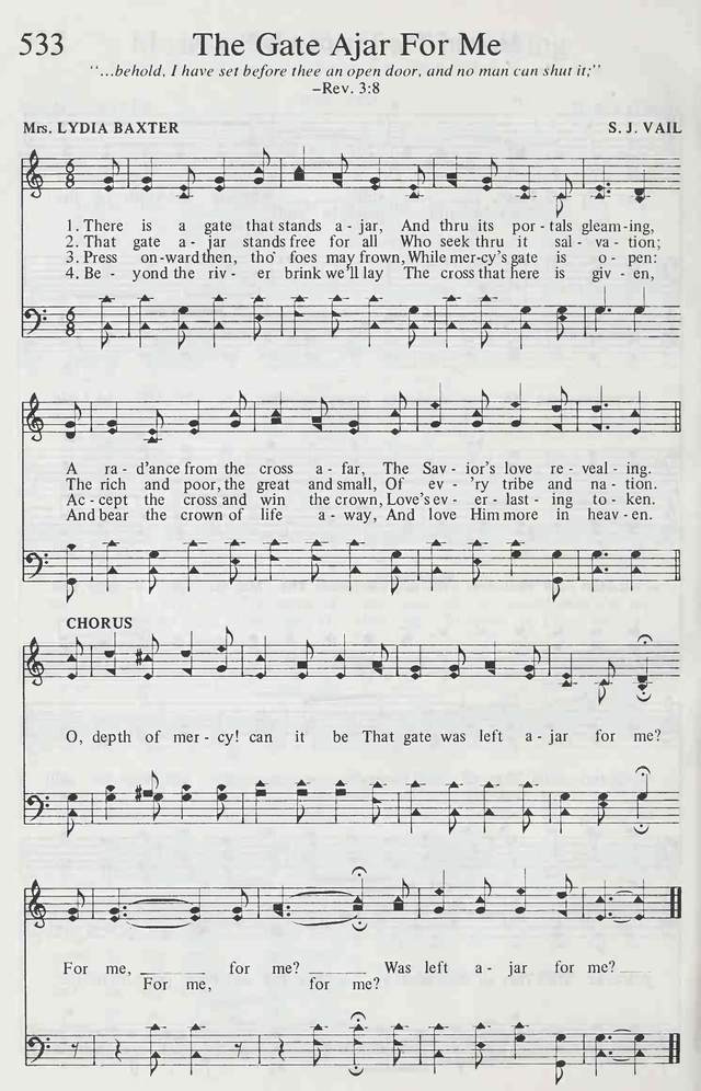 Sacred Selections for the Church: a collection of sacred selections featuring choice favorites old and new (57th ed) page 519