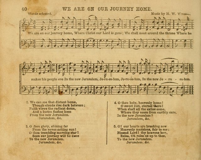 The Sabbath School Bell: a new collection of choice hymns and tunes, original and standard; carefully and simply arranged as solos, duets, trios, semi-choruses and choruses, and for organ..(Enl. Ed) page 140