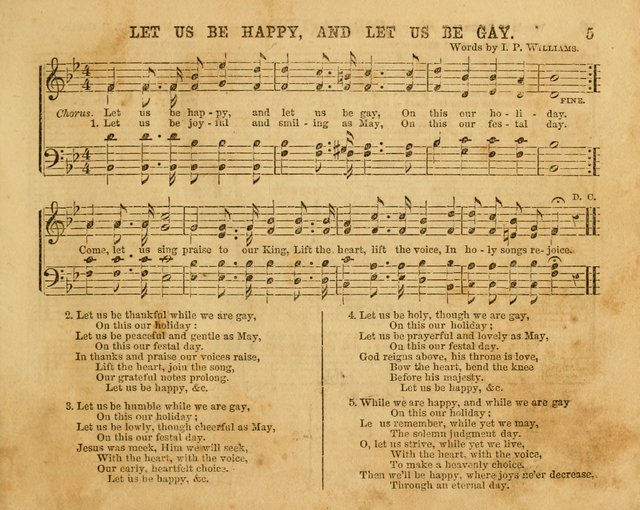 The Sabbath School Bell: a new collection of choice hymns and tunes, original and standard; carefully and simply arranged as solos, duets, trios, semi-choruses and choruses, and for organ..(Enl. Ed) page 5