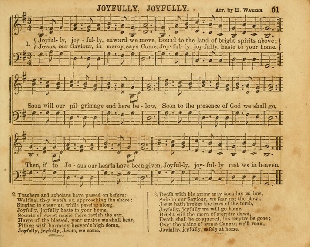 The Sabbath School Bell: a new collection of choice hymns and tunes, original and standard; carefully and simply arranged as solos, duets, trios, semi-choruses and choruses, and for organ..(Enl. Ed) page 51