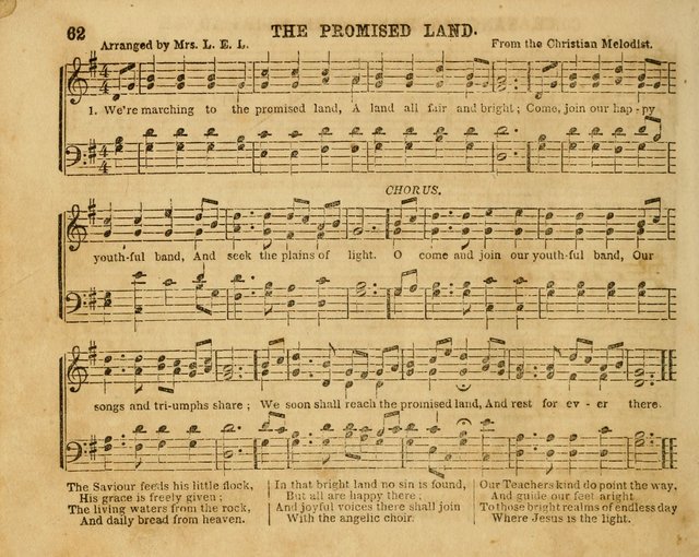 The Sabbath School Bell: a new collection of choice hymns and tunes, original and standard; carefully and simply arranged as solos, duets, trios, semi-choruses and choruses, and for organ..(Enl. Ed) page 62