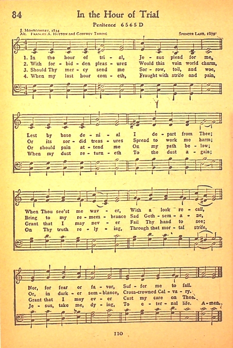 Song and Service Book for Ship and Field: Army and Navy page 110