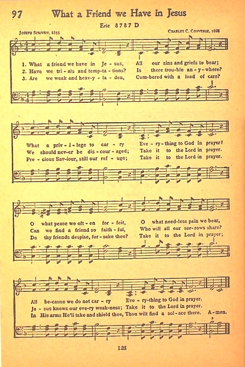 Song and Service Book for Ship and Field: Army and Navy page 121