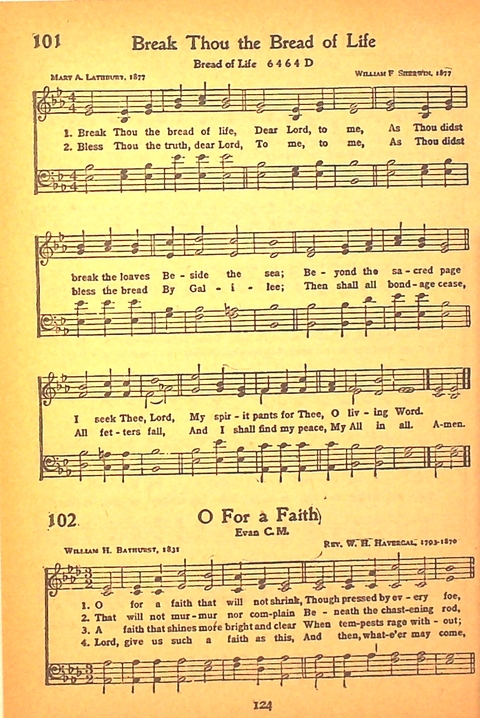 Song and Service Book for Ship and Field: Army and Navy page 124