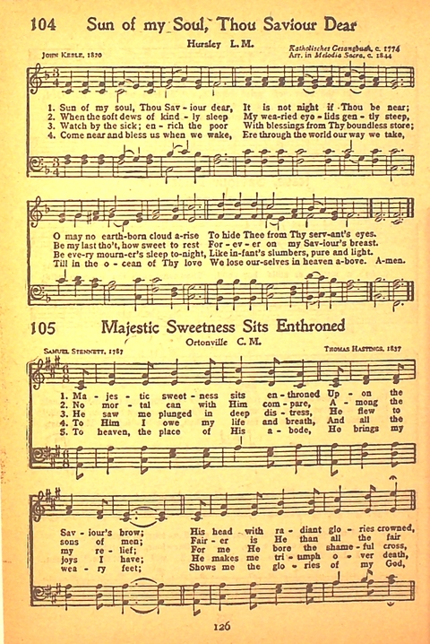 Song and Service Book for Ship and Field: Army and Navy page 126