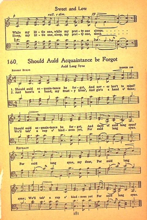 Song and Service Book for Ship and Field: Army and Navy page 181