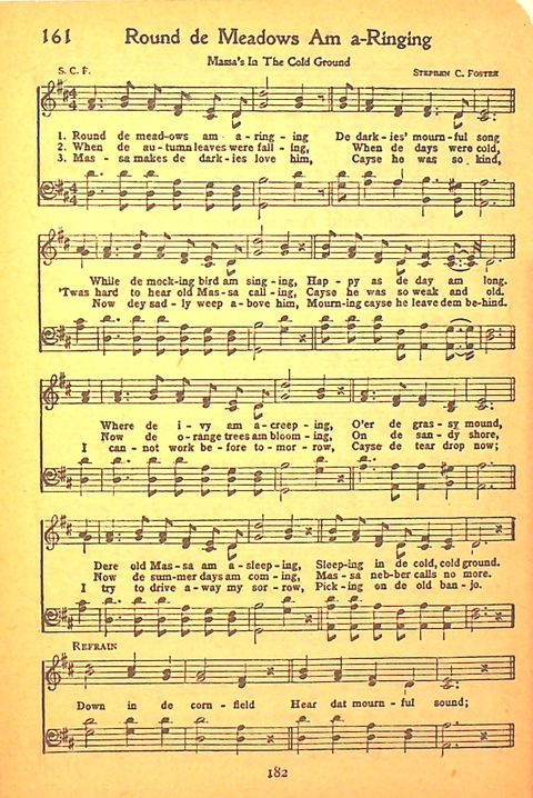 Song and Service Book for Ship and Field: Army and Navy page 182