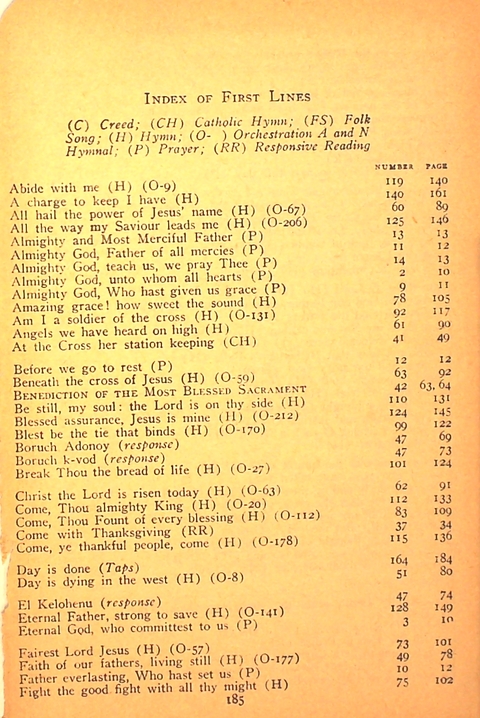 Song and Service Book for Ship and Field: Army and Navy page 185