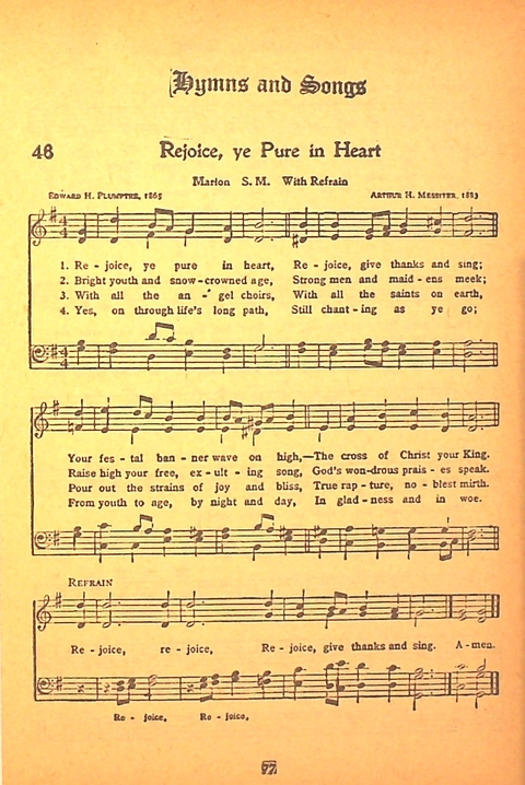 Song and Service Book for Ship and Field: Army and Navy page 77