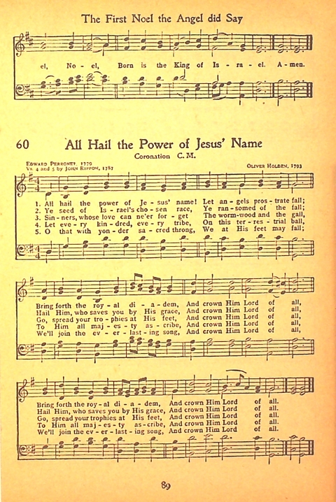 Song and Service Book for Ship and Field: Army and Navy page 89