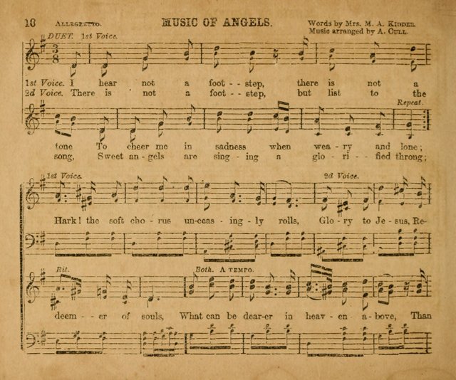 Sabbath School Bell No. 2: a superior collection of choice tunes, newly arranged and composed, and a large number of excellent hymns written expressly for this work, which are well adapted for...      page 10