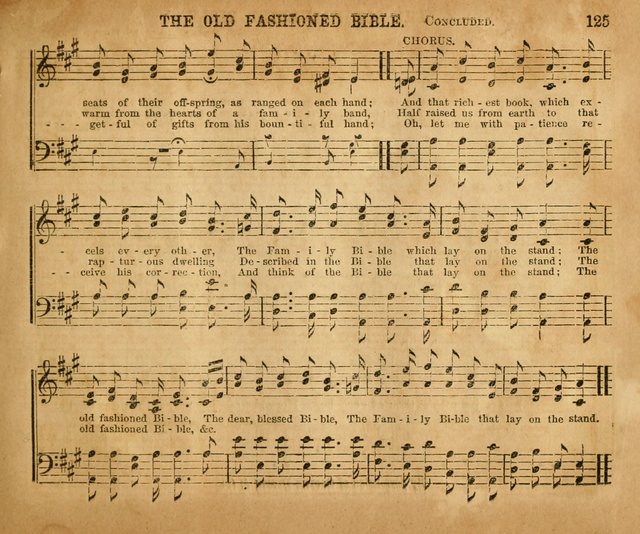 Sabbath School Bell No. 2: a superior collection of choice tunes, newly arranged and composed, and a large number of excellent hymns written expressly for this work, which are well adapted for...      page 125