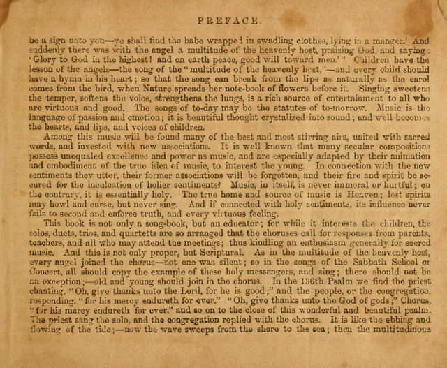 Sabbath School Bell No. 2: a superior collection of choice tunes, newly arranged and composed, and a large number of excellent hymns written expressly for this work, which are well adapted for...      page vi