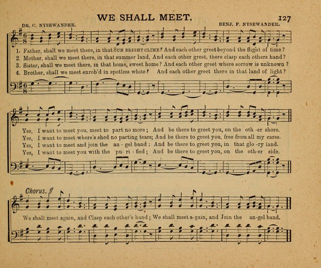 Songs of the Sun Bright Clime: a collection of choice music and poetry, for Sabbath schools and gospel meetings page 127