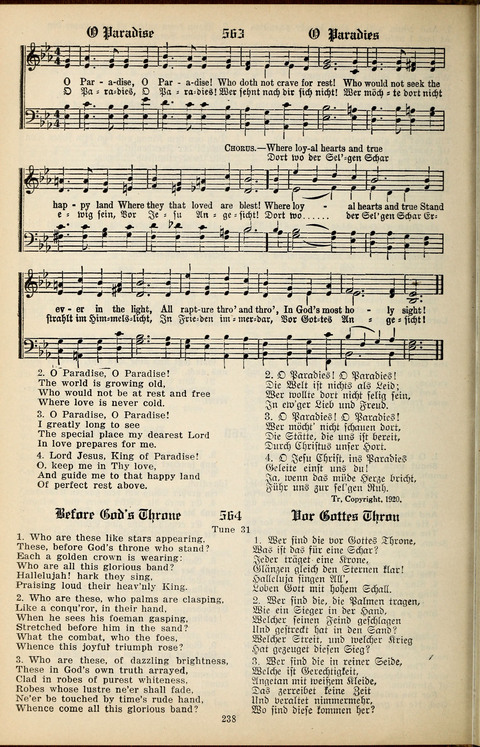 The Selah Song Book (Das Sela Gesangbuch) (2nd ed) page 236