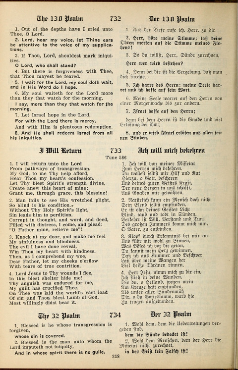 The Selah Song Book (Das Sela Gesangbuch) (2nd ed) page 316