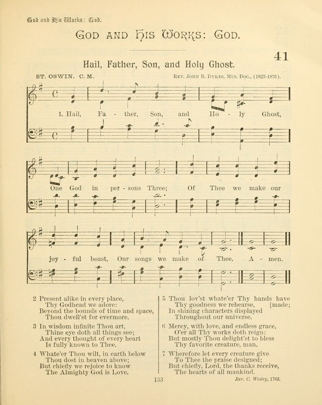 Sunday-School Book: with music: for the use of the Evangelical Lutheran congregations (Rev. and Enl.) page 135