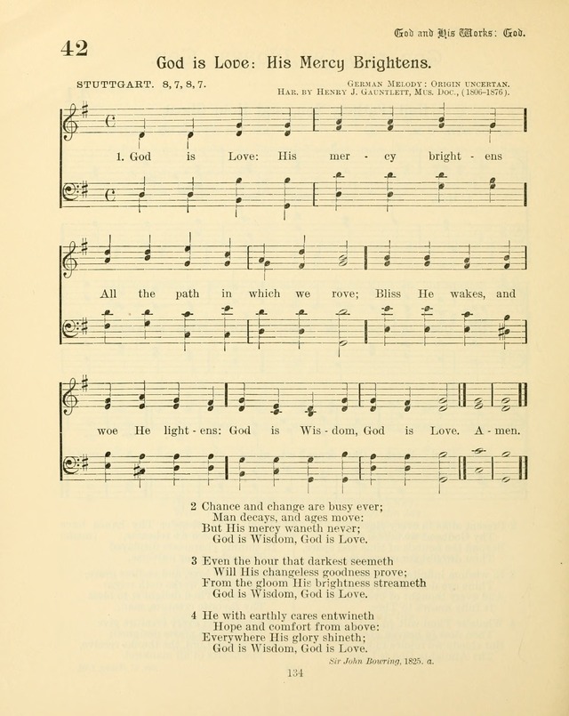 Sunday-School Book: with music: for the use of the Evangelical Lutheran congregations (Rev. and Enl.) page 136